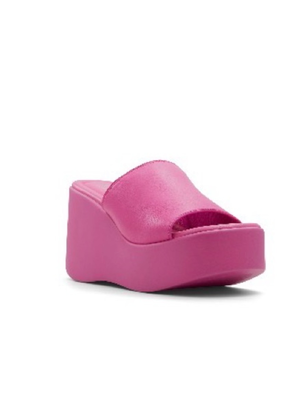 Call It Spring by ALDO tropezz Hot Pink Platform Slide Wedge 8